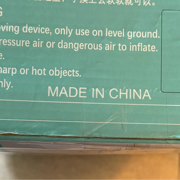 Blow up chair with footstool see pics for measurements,  brand new -  NWT - Picture 5 of 5